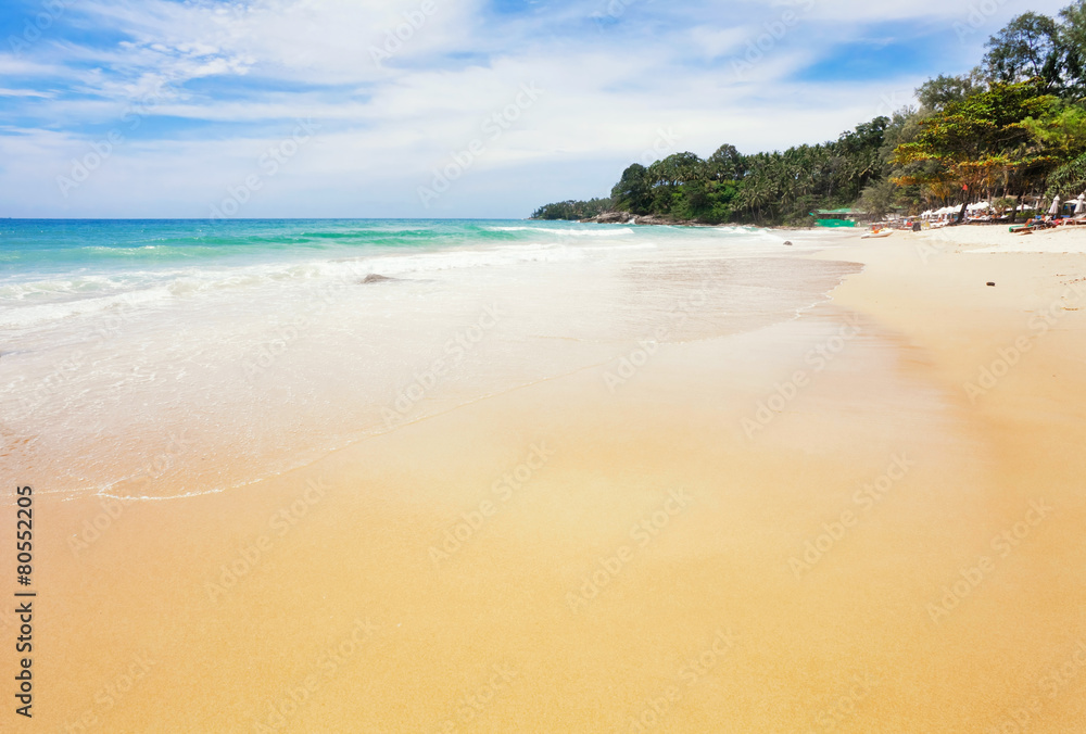 Exotic tropical beach.