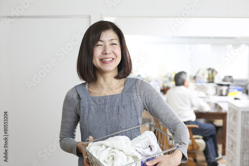 Foto 笑顔の主婦