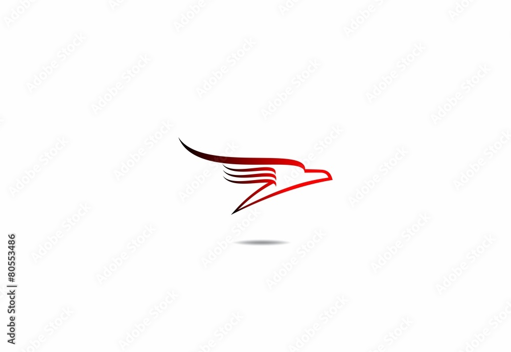flying eagle, logo hawk, red, wing, falcon template flying eagle, logo hawk, red, wing, falcon template