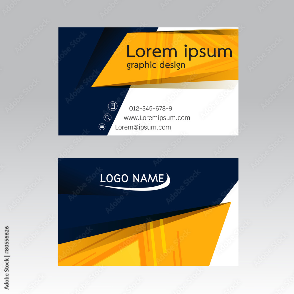 Obraz premium business card vector illustration