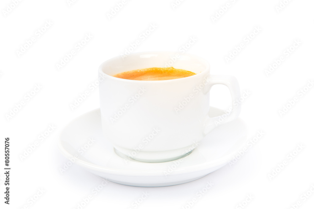 Fototapeta premium cup coffee isolated on white