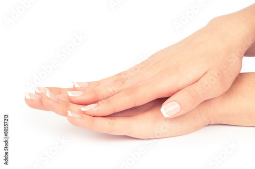 care for sensuality woman nails