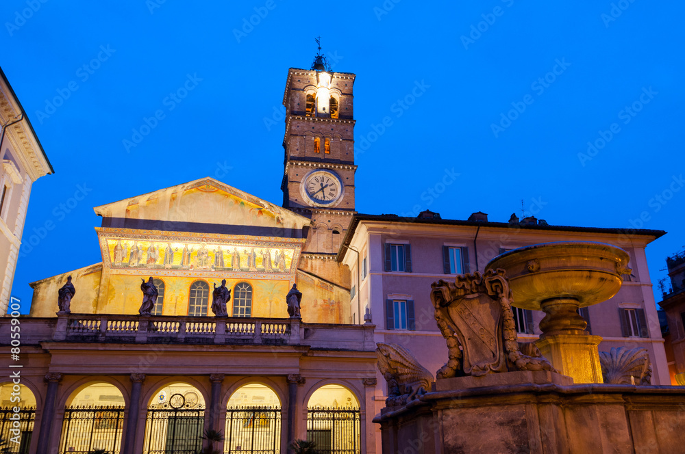 Fototapeta premium Roma Santa Maria in Trastevere