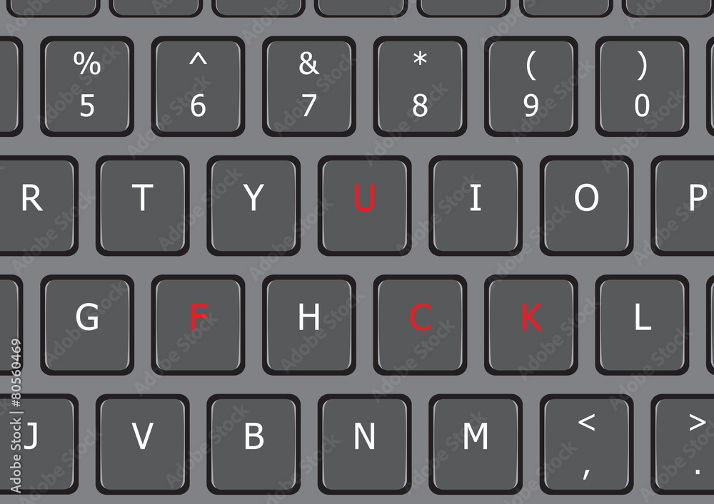 Fuck word laptop keyboard US Fuck word laptop keyboard US