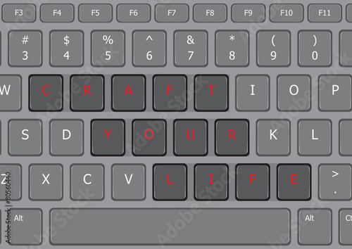 Craft your life laptop keyboard US