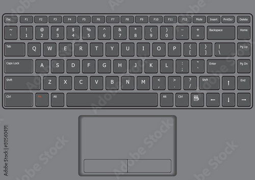 Laptop keyboard US