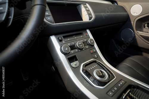 Modern car interior detail © zorandim75