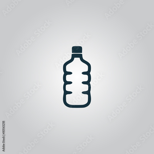 Icon of plastic water bottle