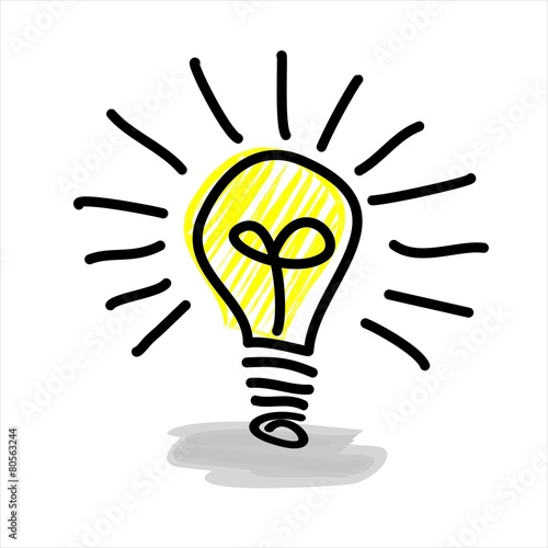 incident - thought idea lightbulb Einfall Gedanke Idee Glühbirne