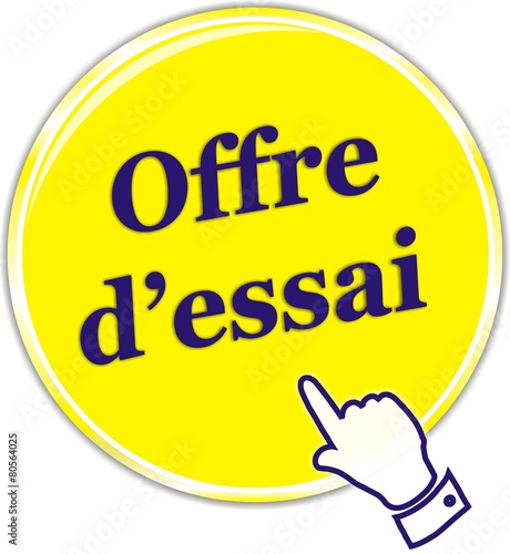bouton offre d'essai