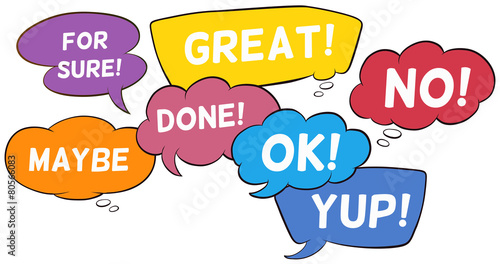 Speech bubbles
