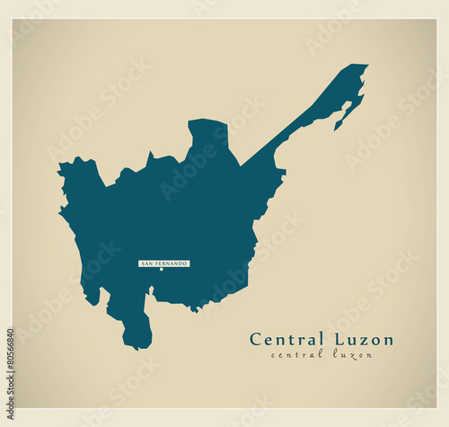 Modern Map - Central Luzon PH