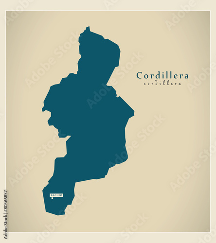 Modern Map - Cordillera PH