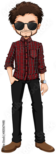 Hipster man