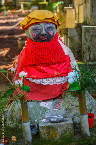 Jizo Bodhisattva in Mt. Koya, Wakayama photo