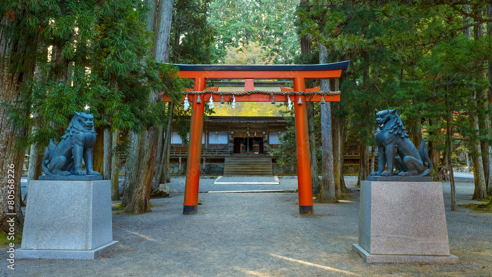 Danjo Garan Temple in Mt. Koya, Wakayama, Japan Danjo Garan Temple in Mt. Koya, Wakayama, Japan