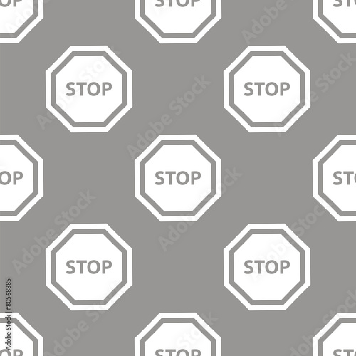 Stop seamless pattern