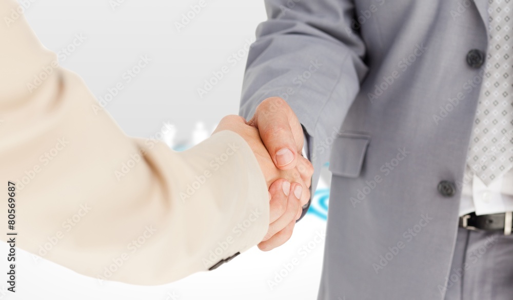 Composite image of people in suit shaking hands Composite image of people in suit shaking hands