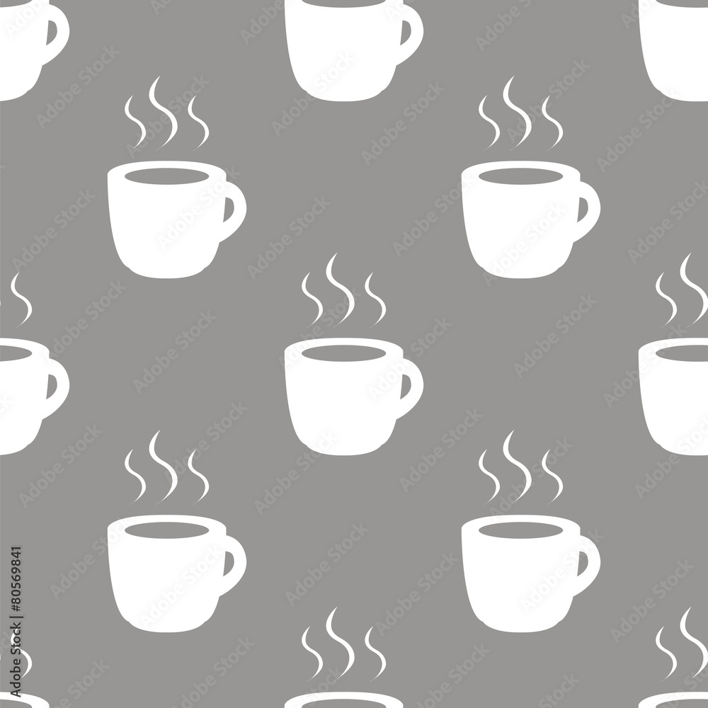 Obraz premium Coffee seamless pattern