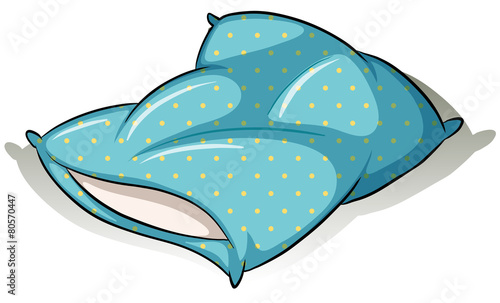 Blue pillow