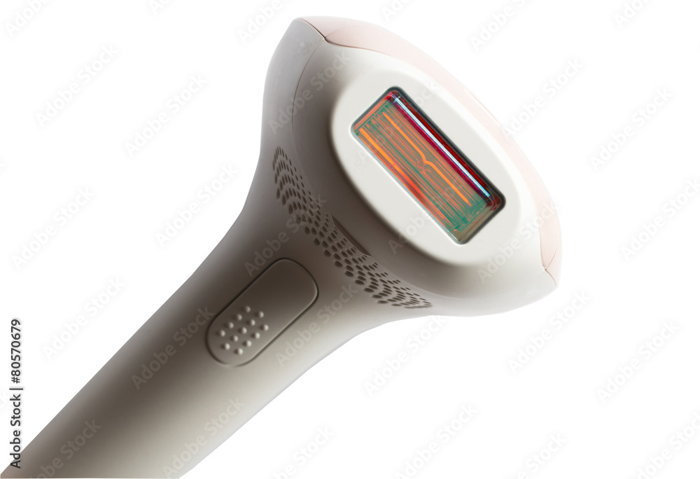 appliance for photo-epilation isolated with clipping path