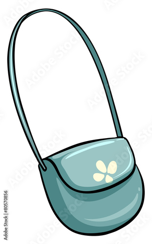 Blue shoulder bag