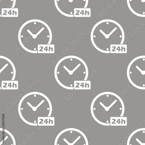 Clock seamless pattern