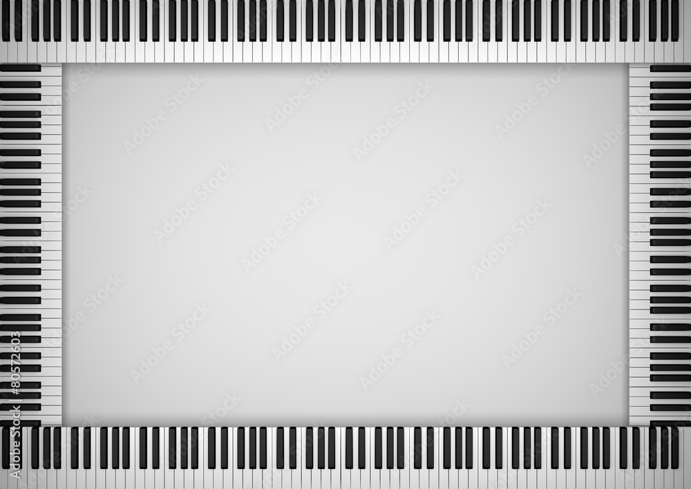 Piano Keyboard Frame Piano Keyboard Frame