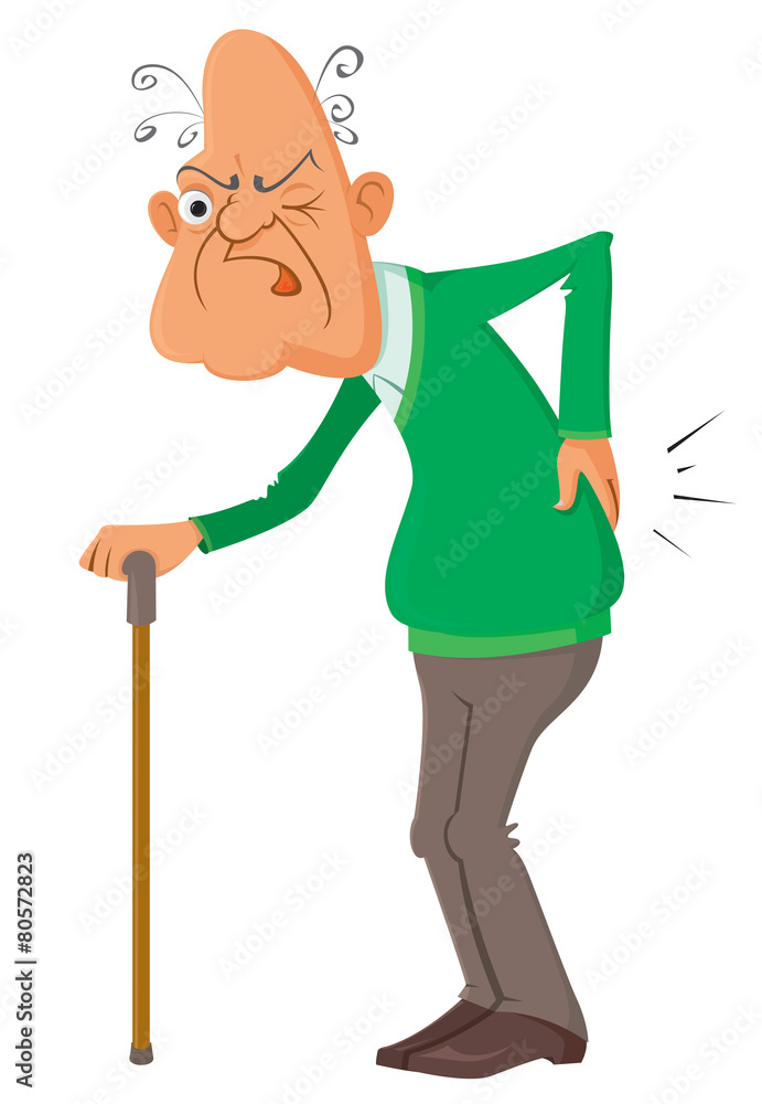 sore back vector de Stock Adobe Stock