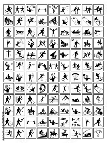A Mega Set of 107 Sport Icons