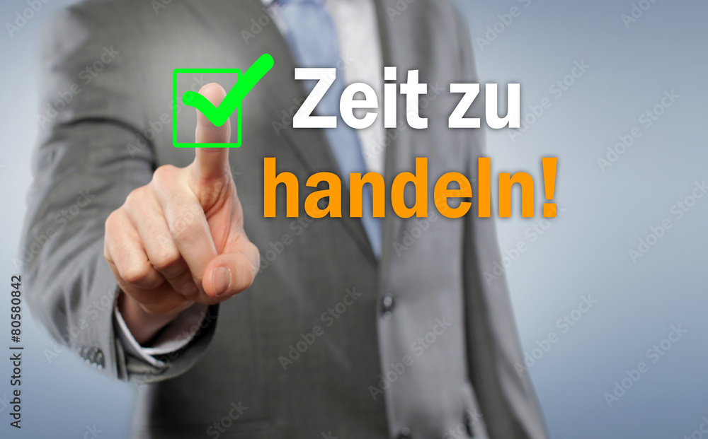 Zeit zu handeln! Zeit zu handeln!
