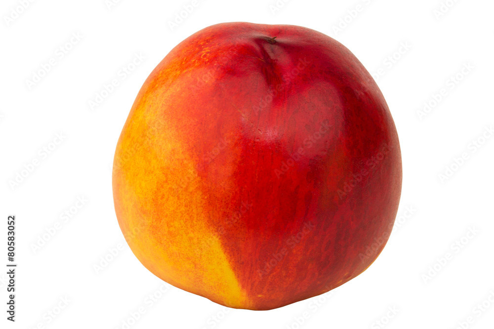 nectarine peach isolated on white background fruit nectarine peach isolated on white background fruit