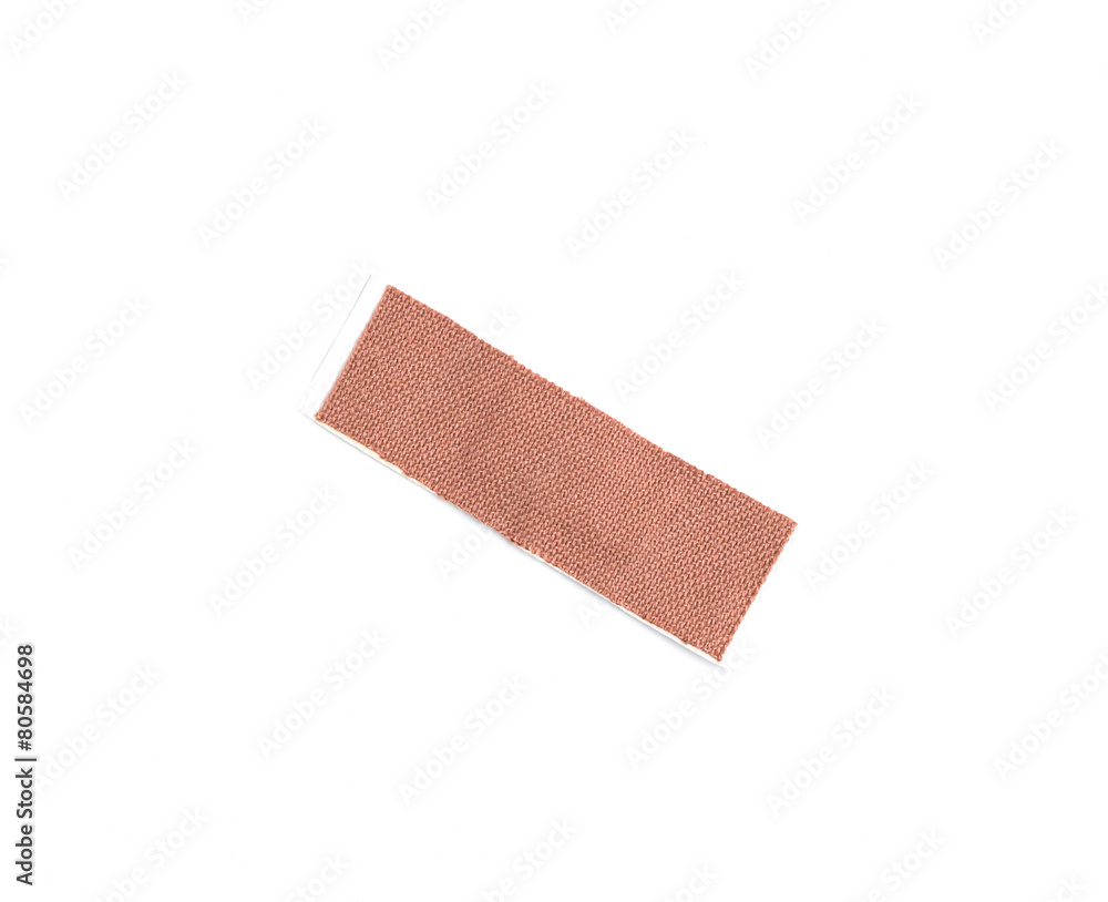 Plaster isolated on white background Plaster isolated on white background