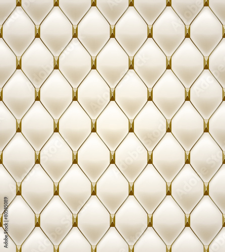 Quilted seamless pattern. Cream color.
