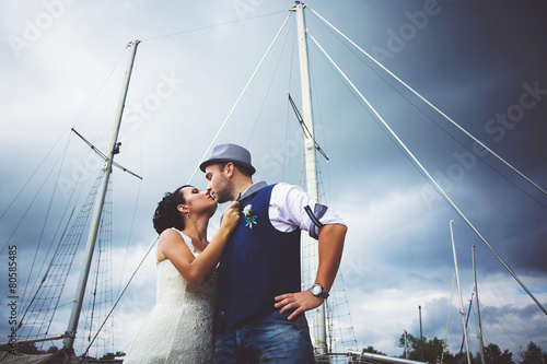 wedding, style, yacht