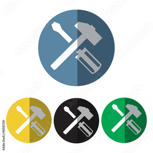 hammer and screwdriver icon