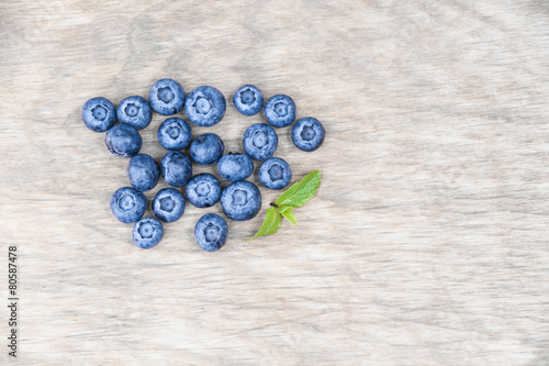 blueberry on wood