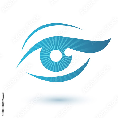 Woman eye logo beauty symbol.