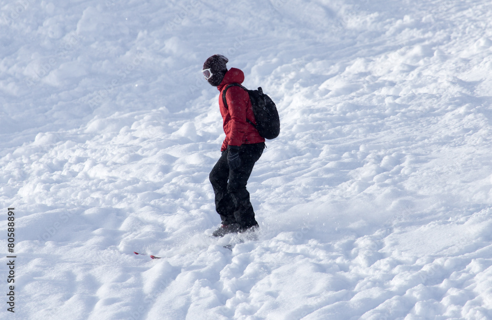 skier skiing