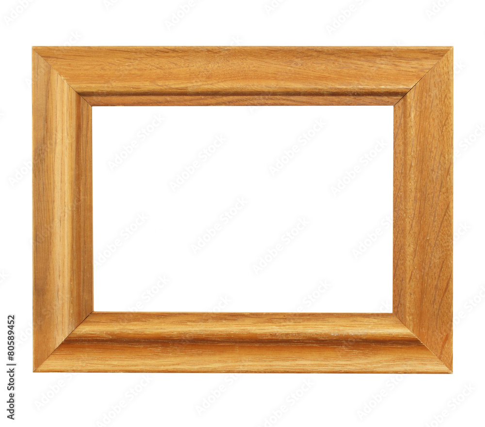 Antique frame isolated on white background