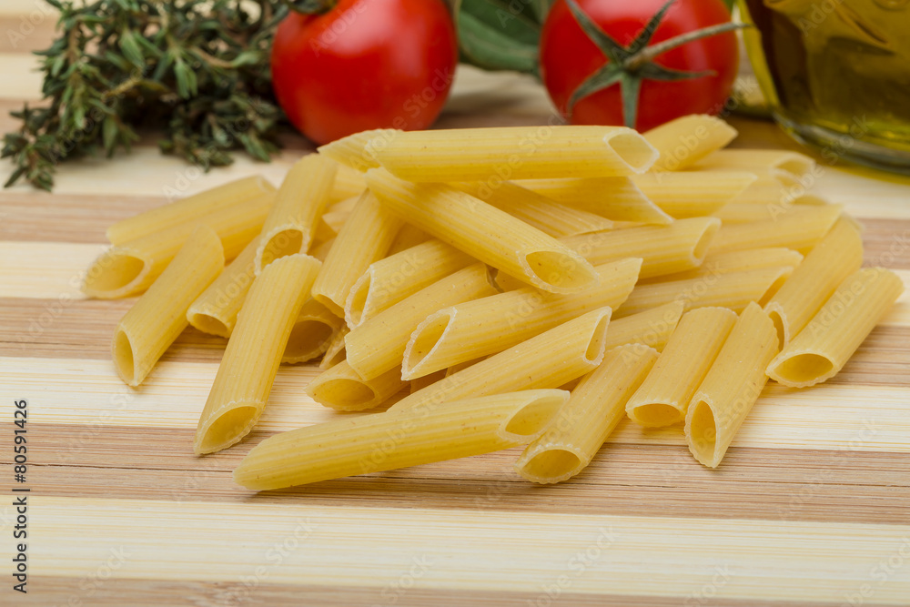 Raw penne