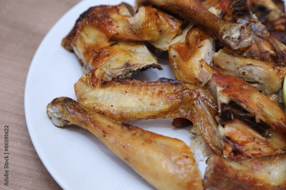 thai style grilled chicken thai style grilled chicken