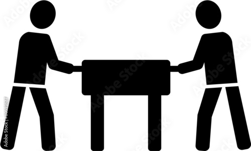 Soccer Table with Player Icon