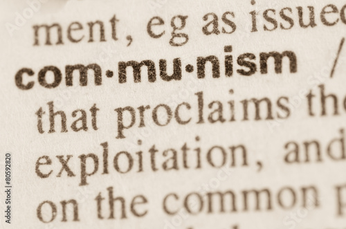 Dictionary definition of word communism