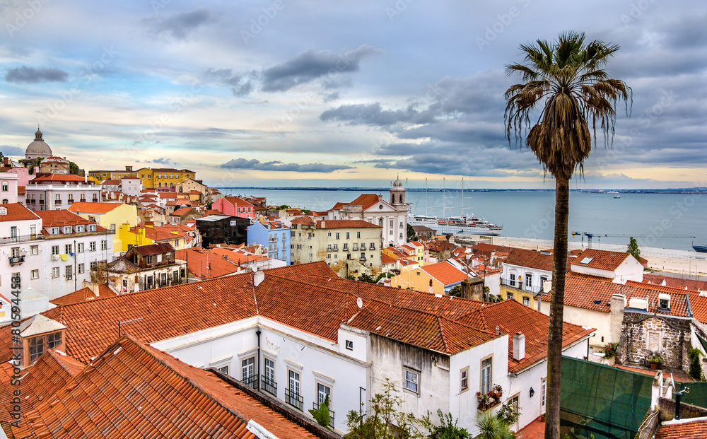 View of Lisbon and the Tagus river - Portugal