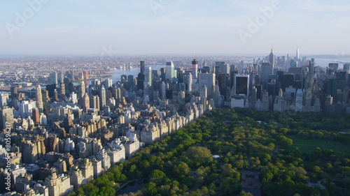 Aerial view of Central Park in New York City
