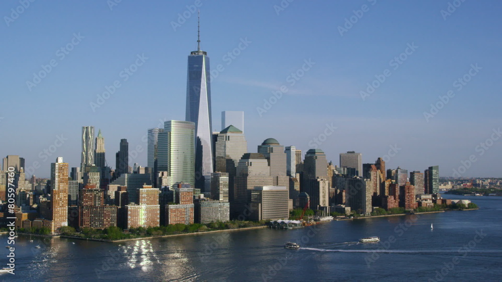 Aerial view of New York City Aerial view of New York City