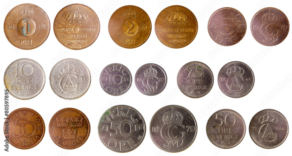 different old swedish coins different old swedish coins