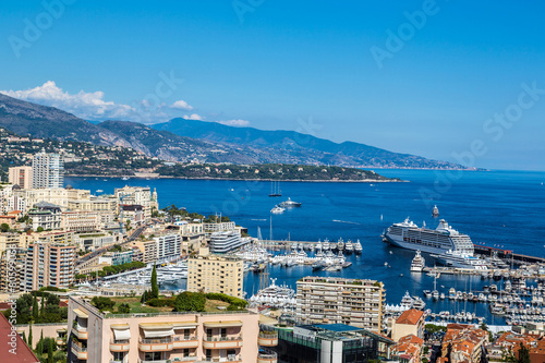 Panoramic view of Monte Carlo, Monaco