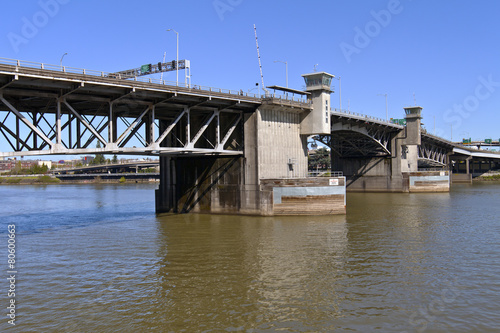 Morrison bridge Portland Oregon.